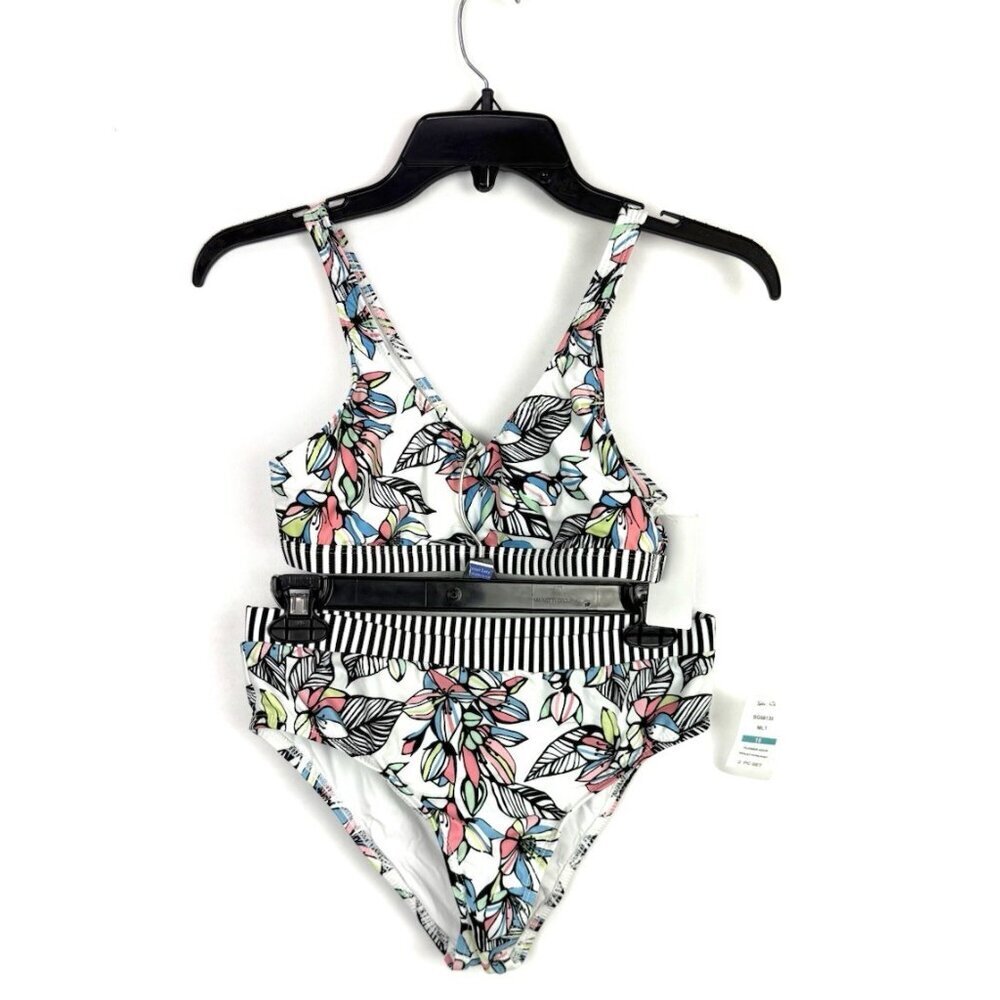 Splendid Girl’s Floral Two Piece Bikini Set Size 16